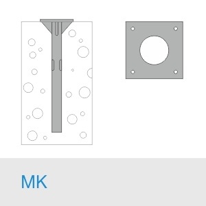 Фундамент МК 700(600)+М30×1000/10